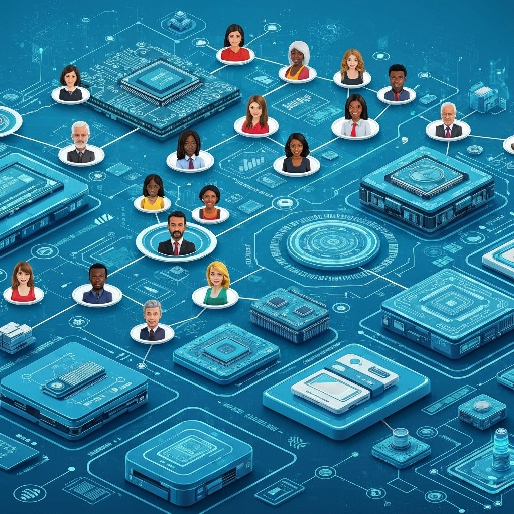 Digital transformation background